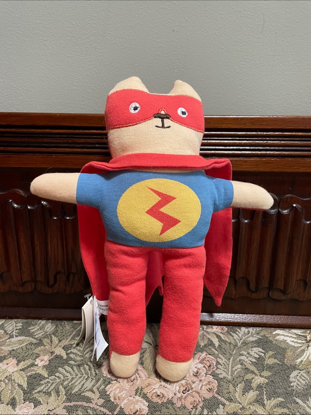 Cath Kids (Cath Kidston) Superhero Plush Toy - Soft Cape Action Doll. NWT.